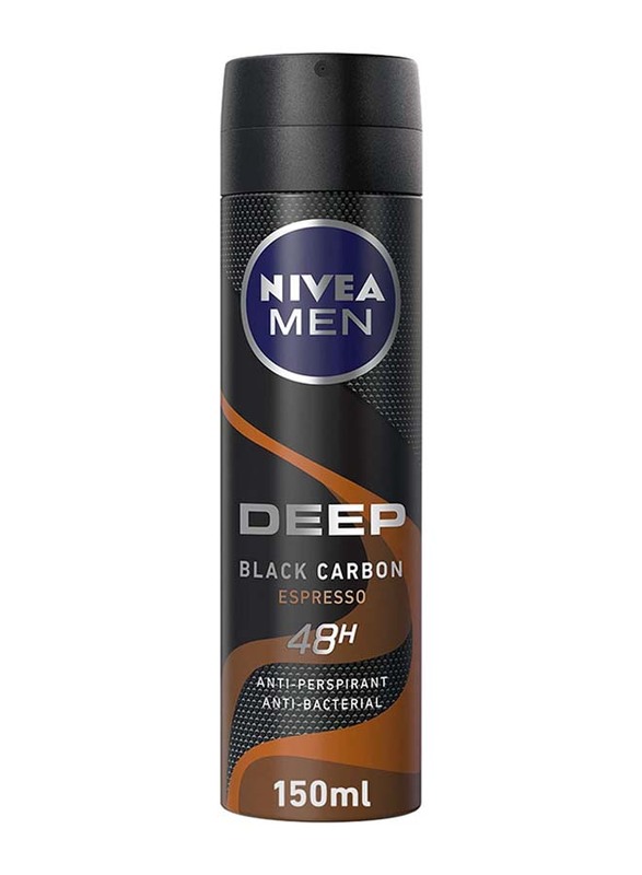 

Nivea Men Deep Black Carbon Espresso Anti - Perspirant Deodorant - 150ml