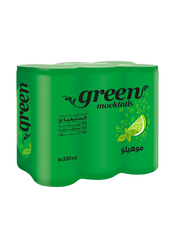 Green Mocktails Mojito - 6 x 330ml