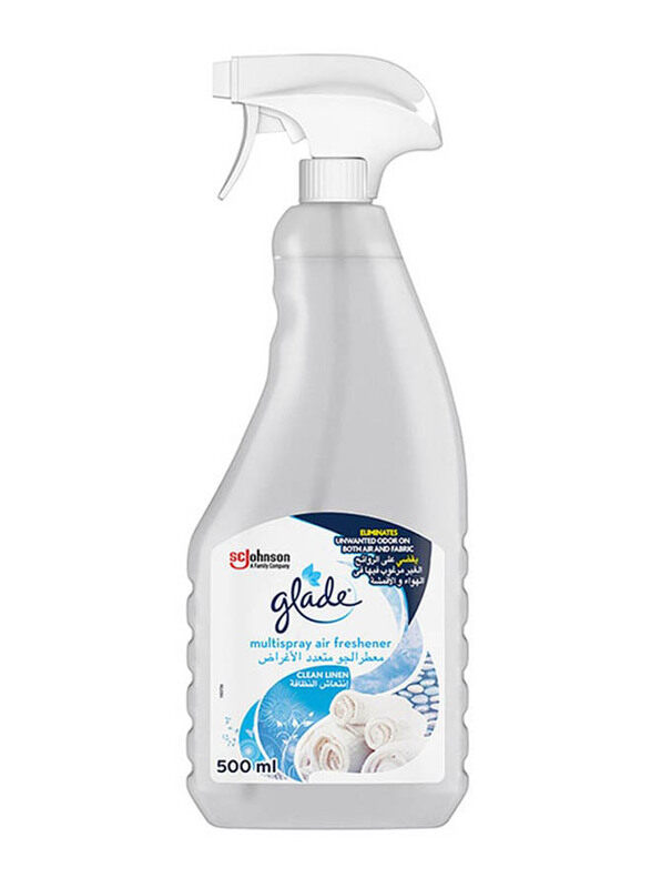 

Glade Multispray Clean Linen Air Freshener, 500ml