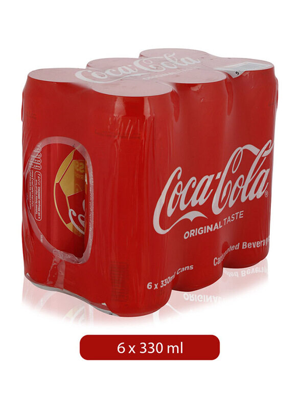 

Coca Cola Coca-Cola Carbonated Soft Drink - 6 x 330ml
