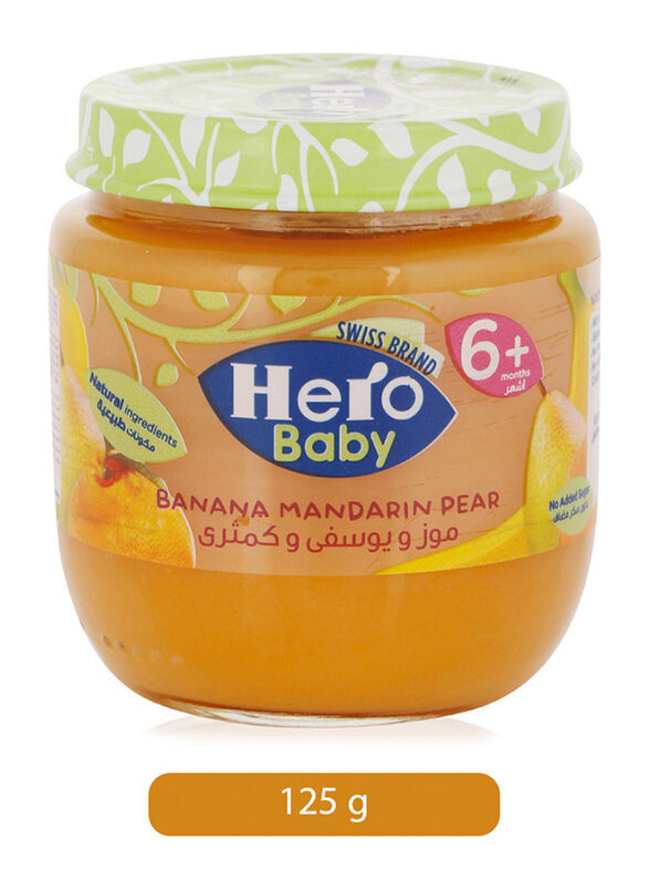 

Hero Baby Mandarin, Banana & Pear, 125g