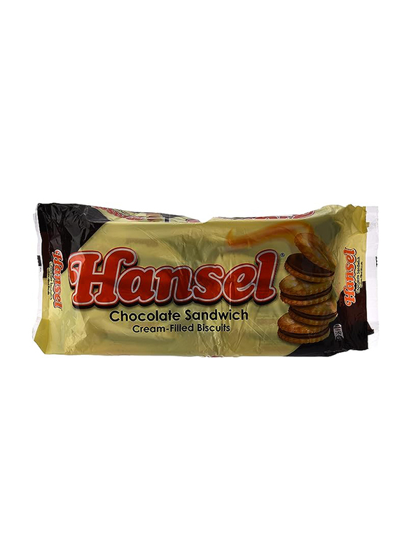 Rebisco Hansel Choco Sandwich Cream Filled Biscuits, 310g