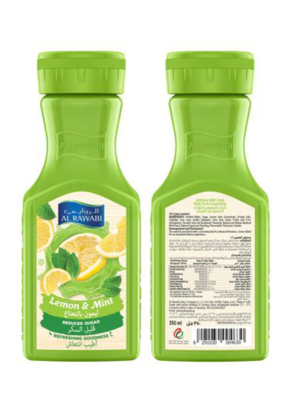 

Al Rawabi Lemon & Mint Juice, 350ml
