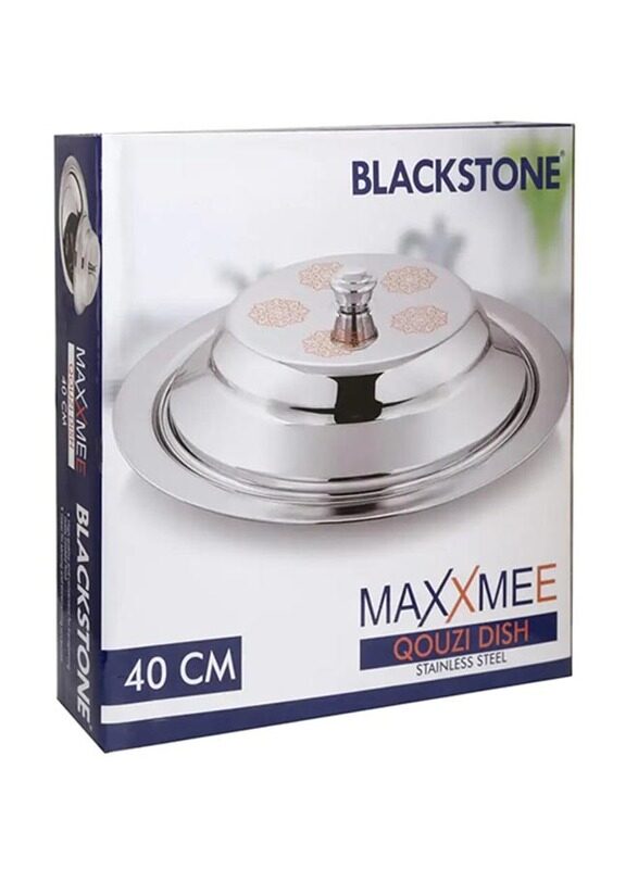 

Blackstone Maxxmee Stainless Steel Qouzi Dish, 40cm, Silver