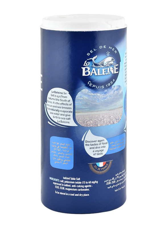 La Baleine Iodized Fine Sea Salt, 600 g