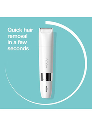 Braun Wet & Dry Body Mini Trimmer, BS 1000, White