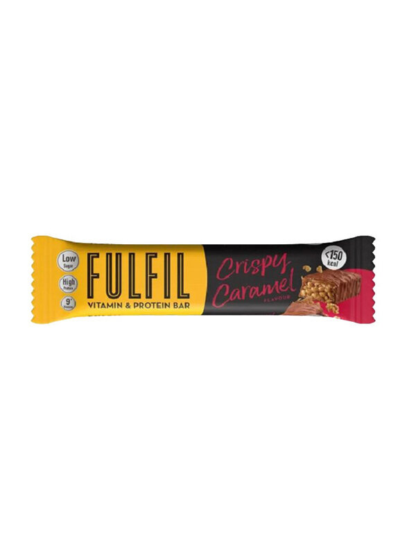 

Fulfil Crispy Caramel Flavour Vitamin & Protein Bar, 37g