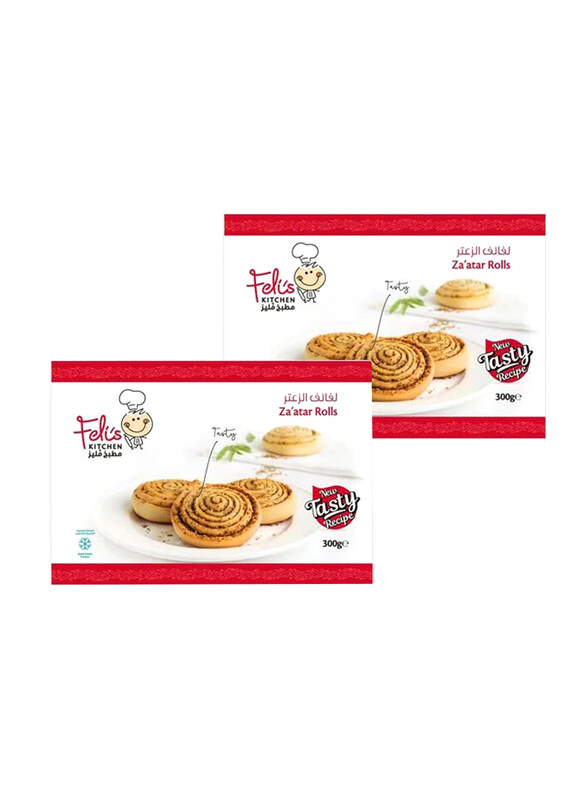 

Feli's Kitchen Zaatar Rolls Twin Pack, 2 x 300g