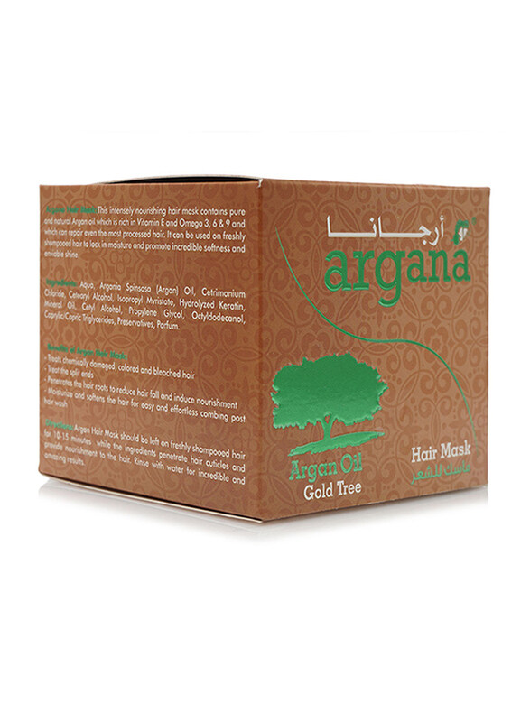 

Argana Argan Oil Hair Mask for Damaged Hair, 300ml