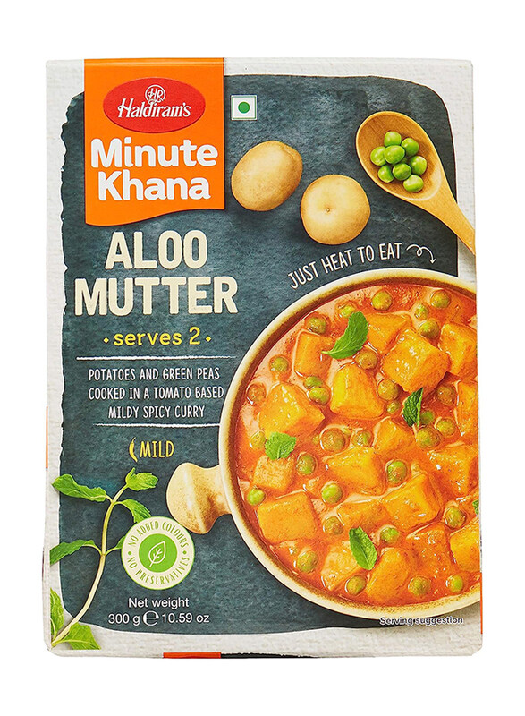 

Haldirams Minute Khana Curry Aloo, 300g, Blue/ yellow