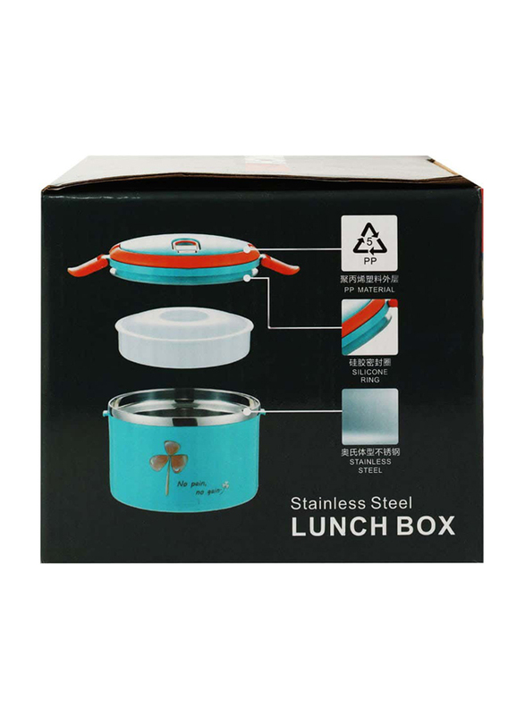 Stainless Steel Lunch Box, One Size, Assorted