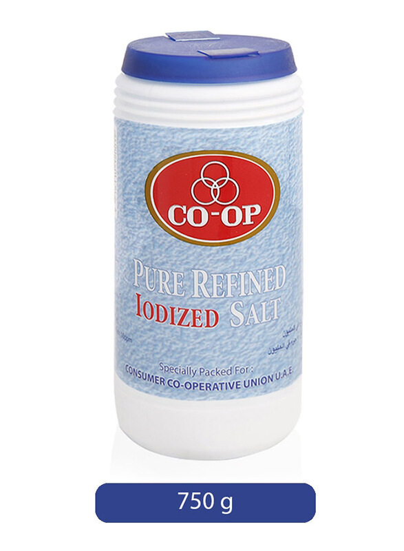 

CO-OP Pure Refined Iodized Salt, 750g