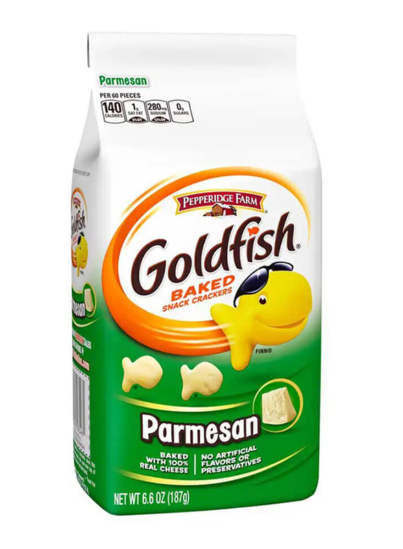 Peppridge Farm Baked Parmesan Goldfish Crackers, 187g