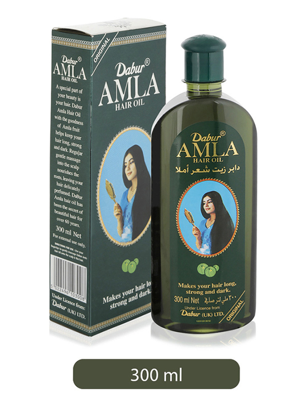 Dabur Amla Hair Oil for All Hair Types, 300ml