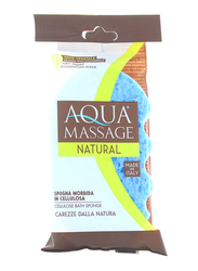 Arix Aqua Massage Natural Bath Sponge, Blue, 1 Piece