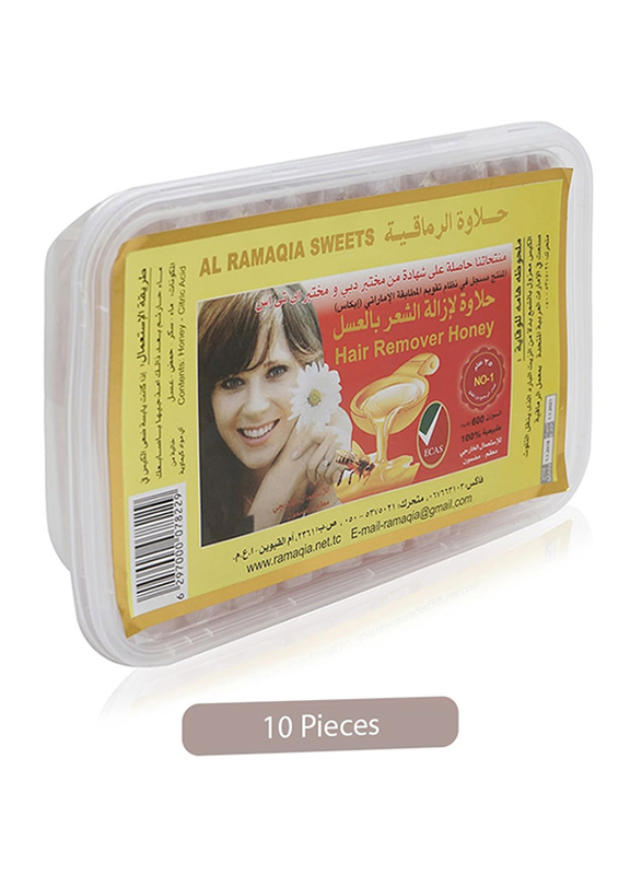 Al Ramaqia Sweets Hair Remover Honey, 500gm, 10 Pieces