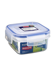 Komax All Purpose Square Containers Food Saver, 300ml, Clear