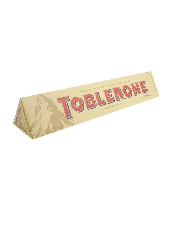 

Toblerone Swiss Milk Chocolate With Honey And Almond Naught - 360g