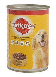 Pedigree with Beef Chunk In Gravy Wet Dog Food, 400gm