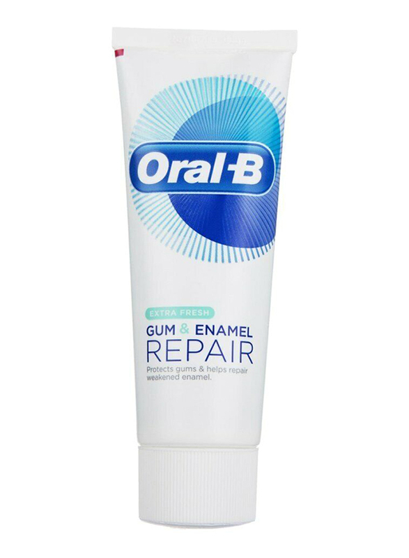 Oral B Extra Fresh Gum & Enamel Repair Toothpaste, 75ml, White