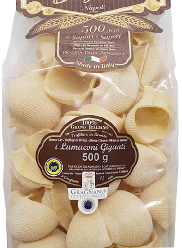 

La Fabbrica Durum Wheat Semolina Lumaconi Giganti, 500g