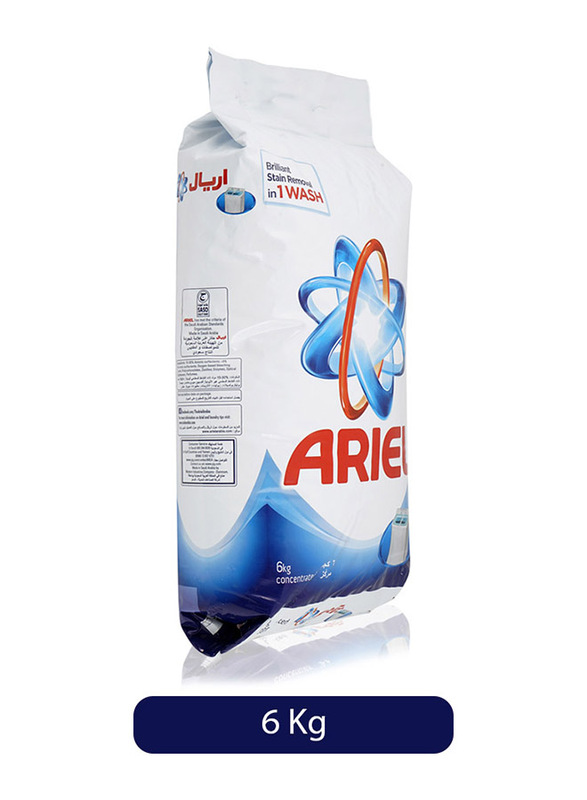 Ariel Original Scent Laundry Powder Detergent, 6 Kg