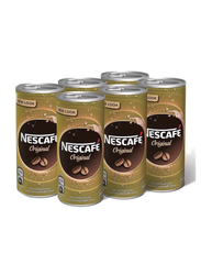 Nescafe Ready To Drink Original Chilled Coffee, 6 Cans x 240ml