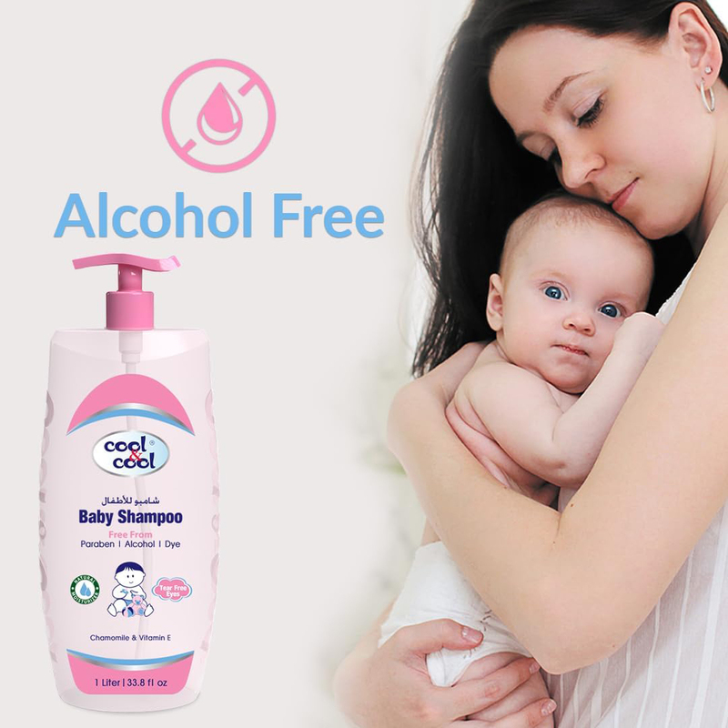 Cool & Cool 1L Baby Shampoo for Kids