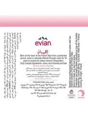 Evian Natural Mineral Water - 6 x 330ml