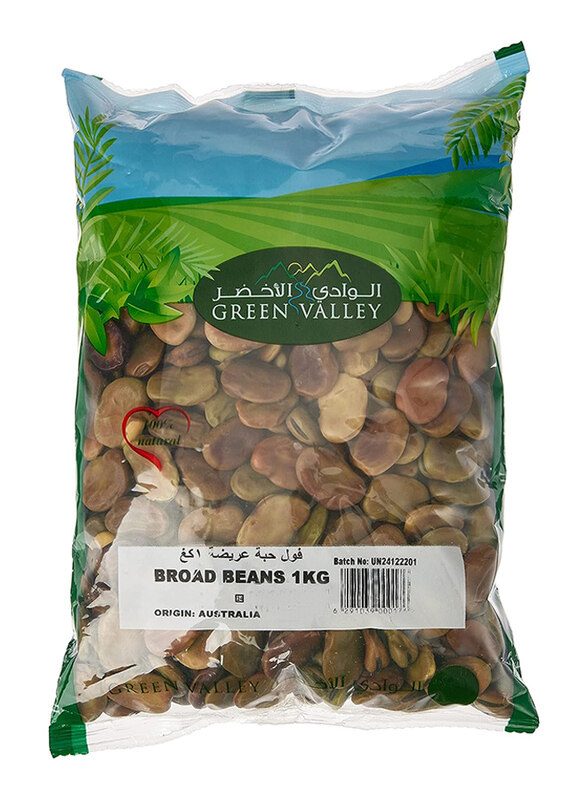 

Green Valley Broad Beans (Foul Bajeela), 1 Kg