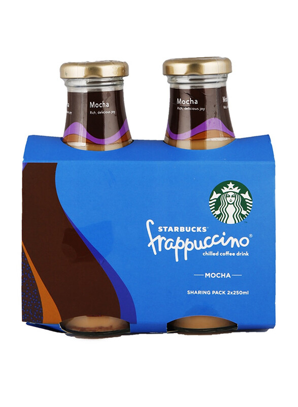 

Starbucks Frappuccino Mocha Chilled Coffee Drink, 2 x 250 ml