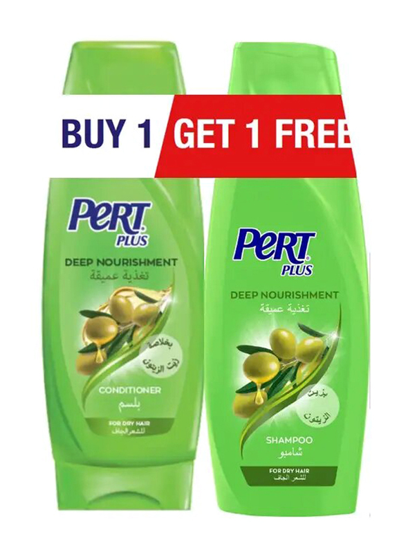 Pert Plus Deep Nourishment Olive Oil Conditioner and Shampoo, 360ml + 400ml