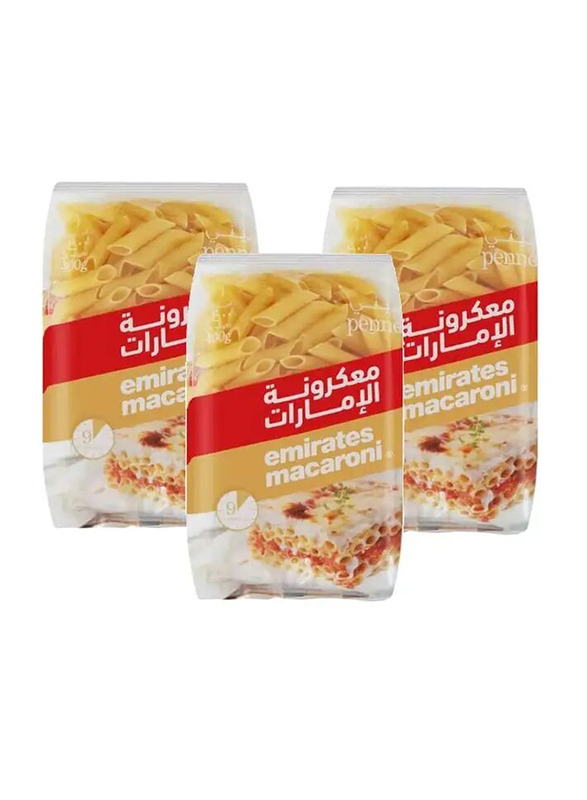 Emirates Macaroni Penne - 3 x 400g