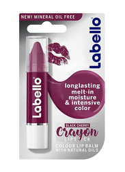 Labello Crayon Lip Balm, Black Cherry, 3g