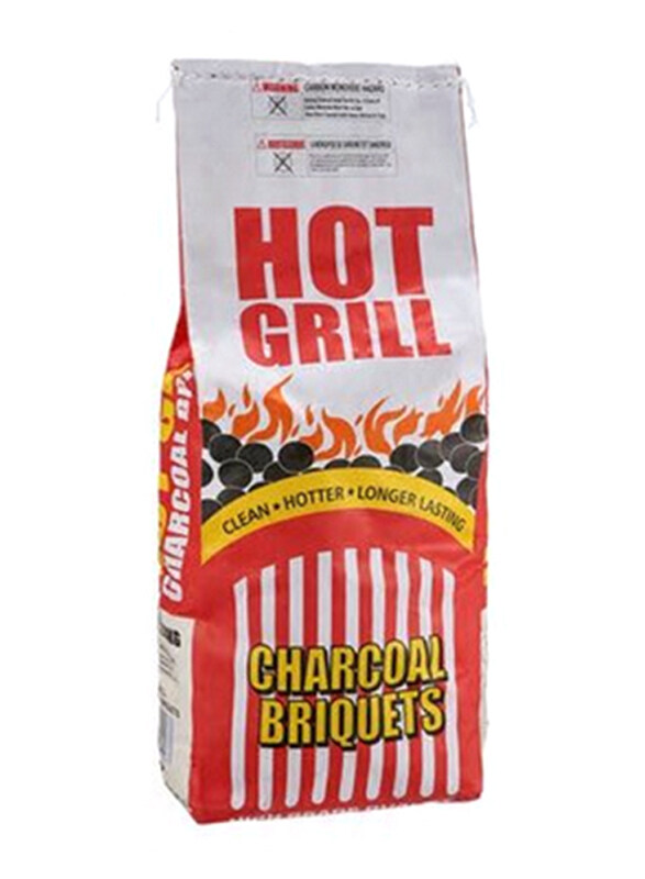 

Hot Grill 4.08Kg BBQ Time Charcoal Briquets, Multicolour