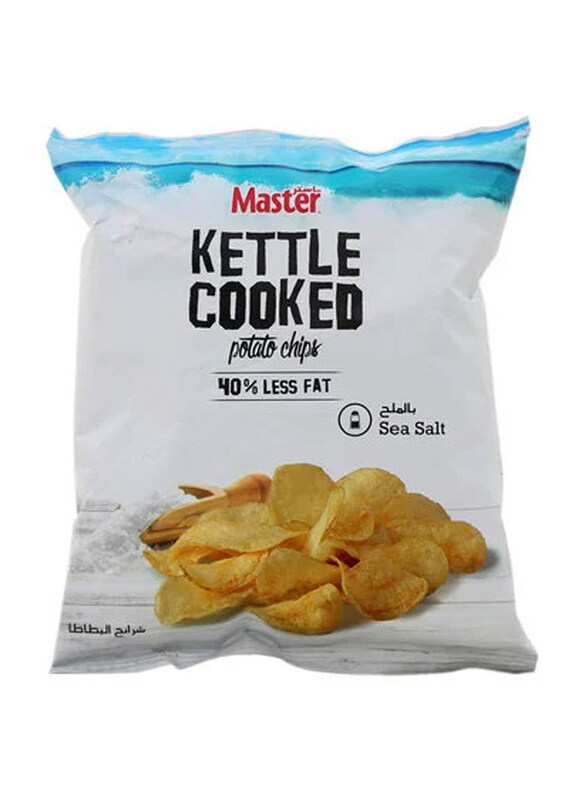 

Master Kettle Cooked Potato Chips Sea-Salt - 2 x 45g