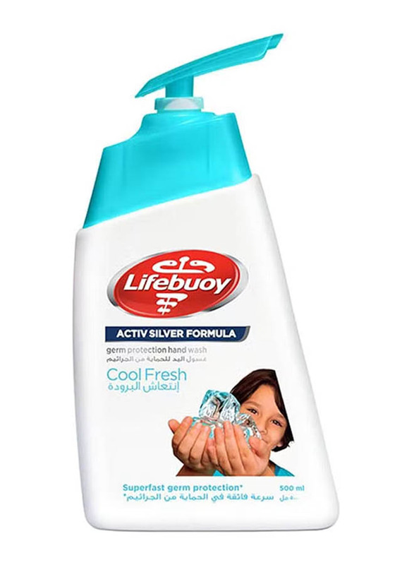 Lifebuoy Activ Silver Formula Cool Fresh Hand Wash, 500ml