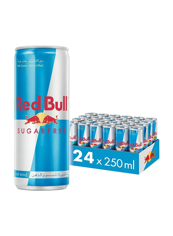 Red Bull Sugar Free Energy Drink - 24 x 250ml