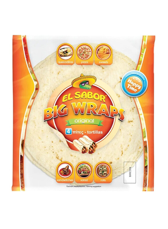 

El Sabor Small Tortilla Wraps, 15cm, 18 Pieces, 504g