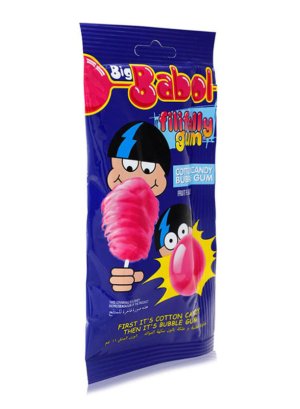 Big Babol Filifolly Fruit Flavor Cotton Candy Gum - 11g