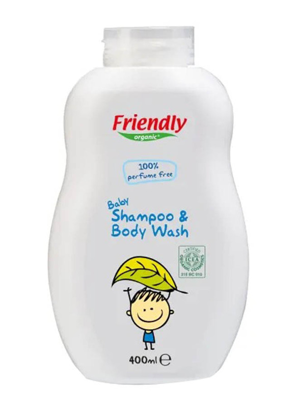 

Friendly Organic 400ml Perfume Free Baby Shampoo & Body Wash for Kids