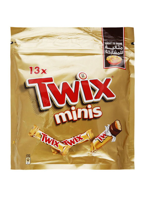 Twix Minis Caremel and Biscuit Covered with Milk Chocolate Bar, 260g