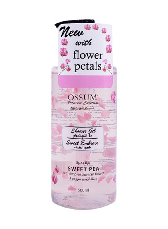 Ossum Sweet Pea with Impressionism Flower Sweet Empress Shower Gel, 500 ml