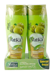 Vatika Olive & Henna Shampoo - 2 x 400 ml