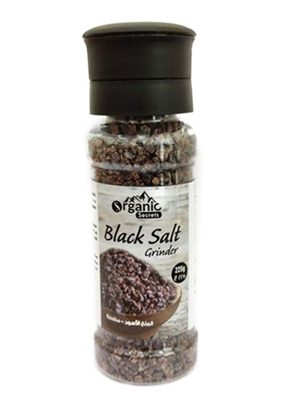 

Organic Secret Grinder Black Salt, 225g
