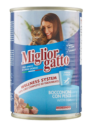 Miglior Gatto Chucks with Fish Flavor Wet Cat Food, 405 grams