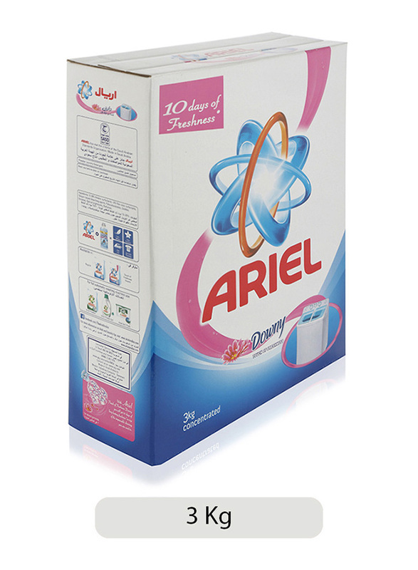 Ariel Downy 10 Days Freshness Powder Detergent, 3 Kg
