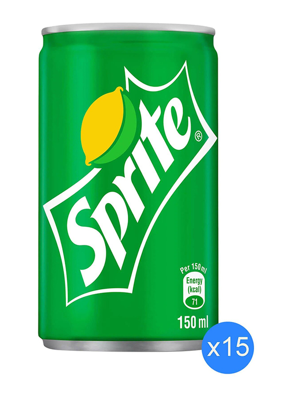 Sprite Soft Drink Mini Cans, 15 x 150 ml