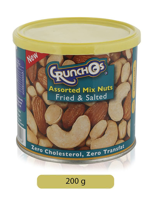 Crunchos Fried & Salted Assorted Mix Nuts, 200g