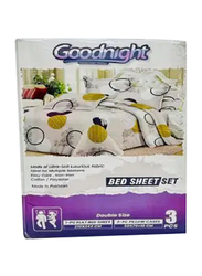 Goodnight Double Bedsheet with 2 Pillow Case